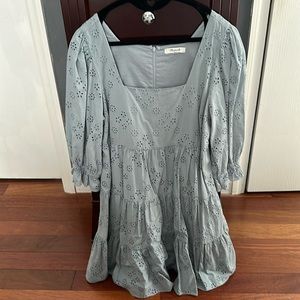 Beautiful Madewell blue dress size 6.  Gorgeous!!